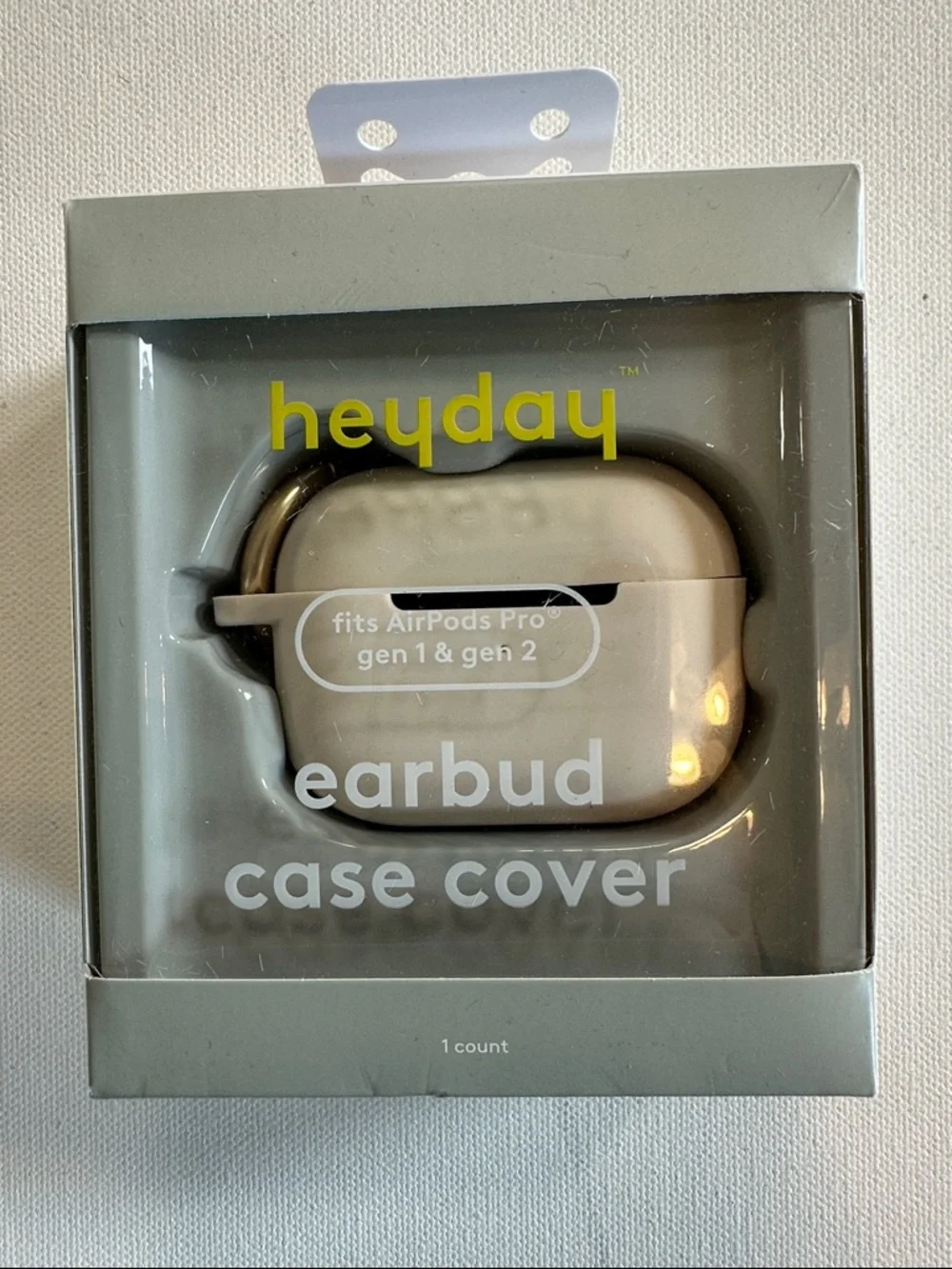 Heyday Tan Beige AirPods Pro Case Cover With Ring New